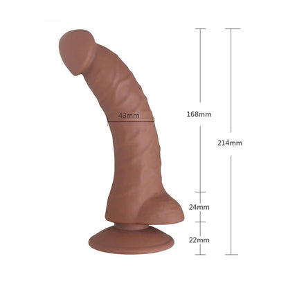 Dildo Realista Belcebú 21 cm Café