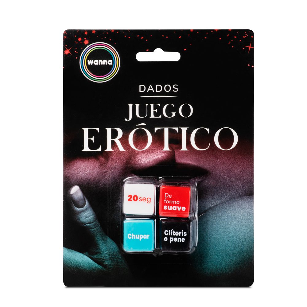 Juego Erotico de Dados Wanna 4 unidades