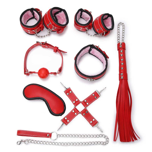 Kit Bondage BDSM Capri Rojo