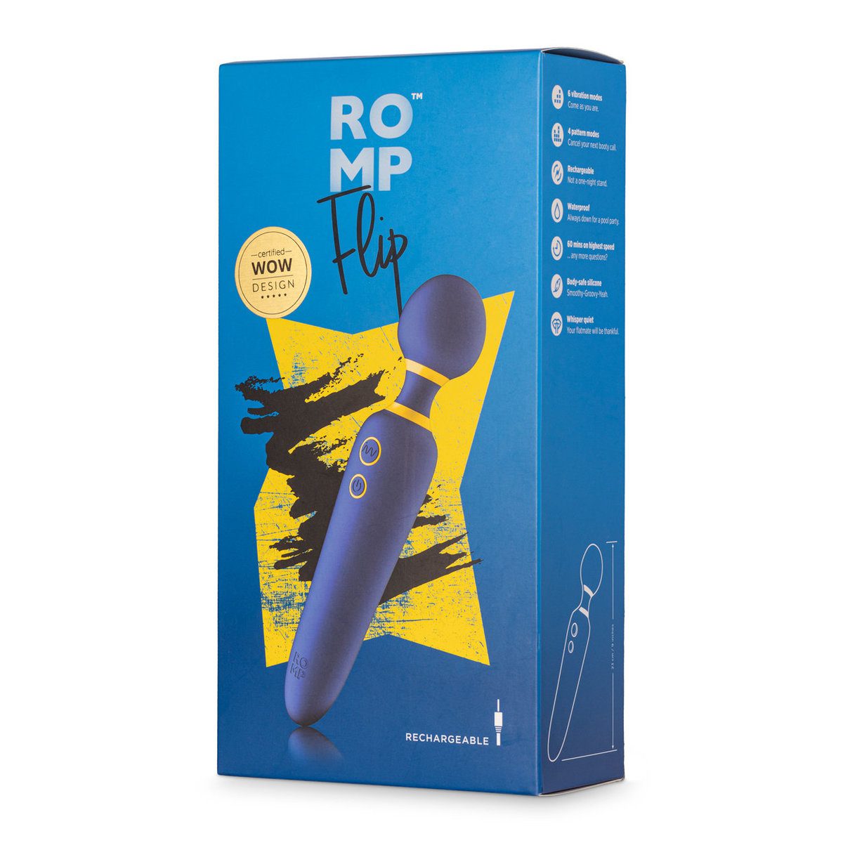 Romp Flip - Estimulador Tipo Hitachi Azul