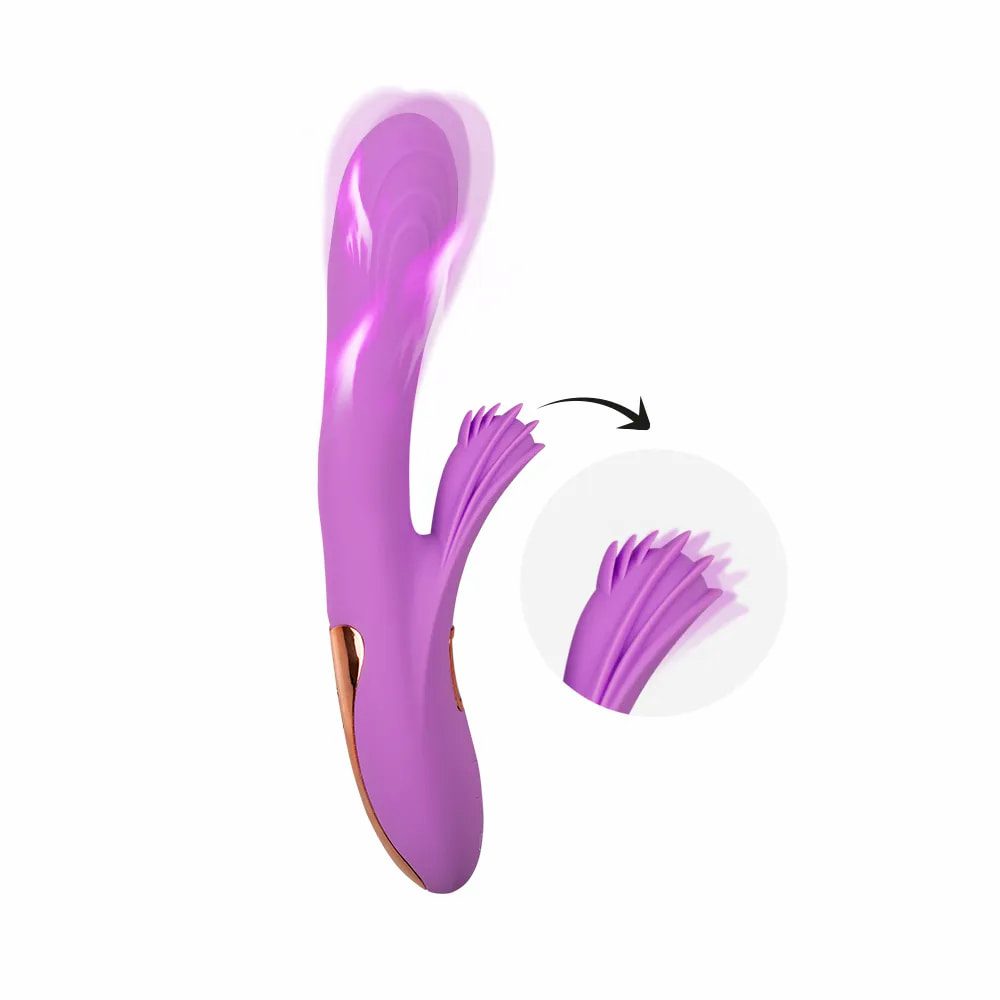 Vibrador Doble Nelea CamToyz Lila