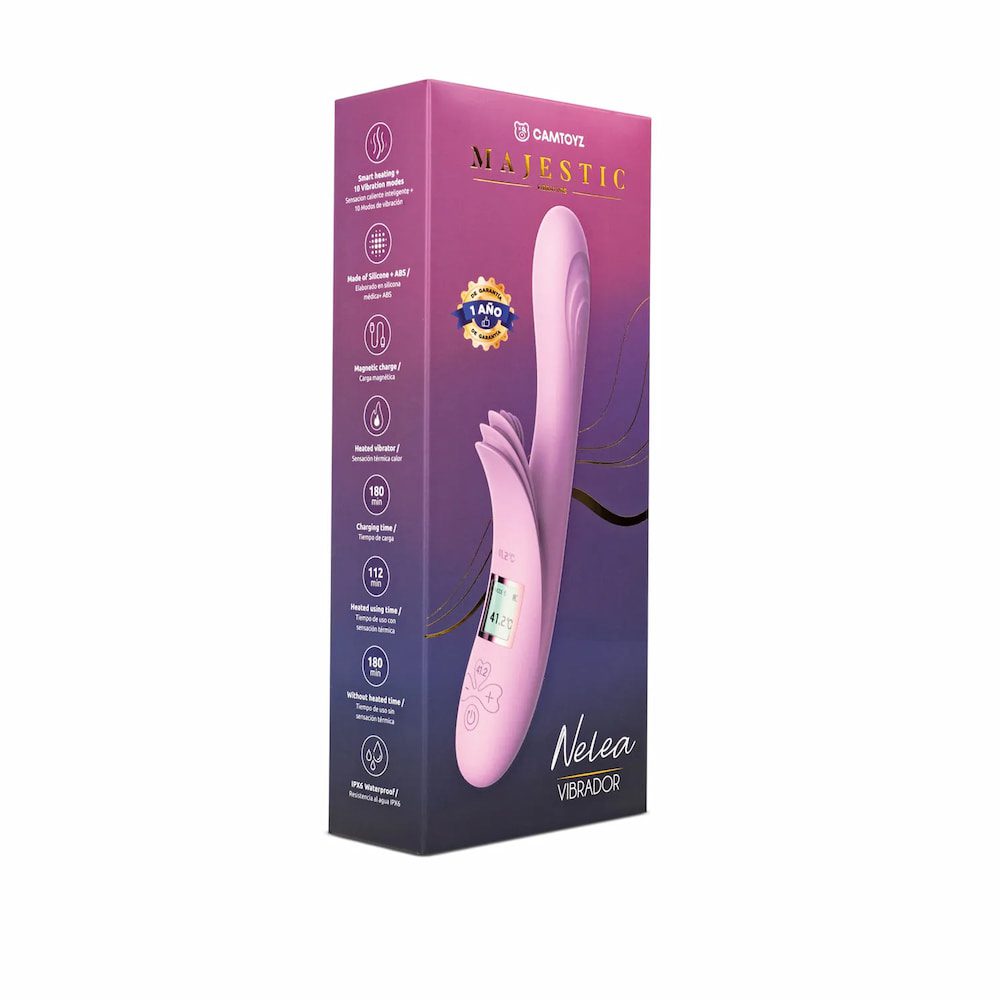 Vibrador Doble Nelea CamToyz Lila