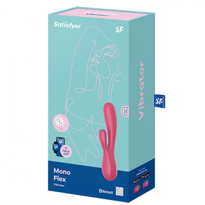 Vibrador Mono Flex Satisfyer Rojo