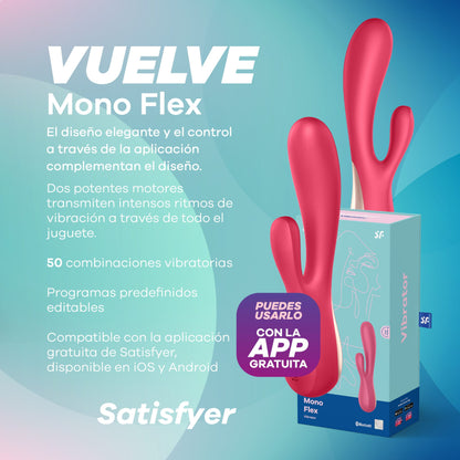 Vibrador Mono Flex Satisfyer Rojo