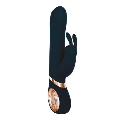 Vibrador Rabbit Eva Giratorio Azul Oscuro