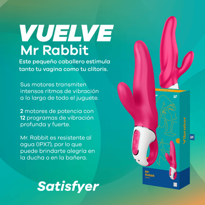 Vibrador Vibes Mr. Rabbit Satisfyer Fusia