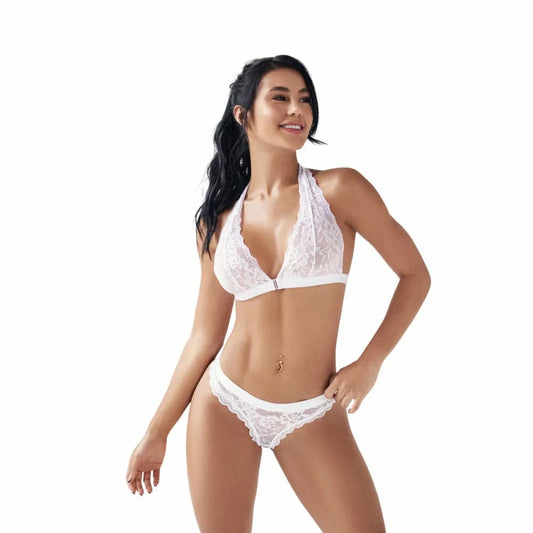 Conjunto Lenceria Niza Lerot Blanco SM